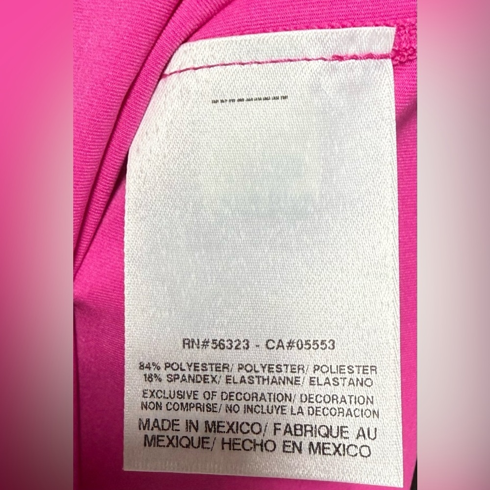 🫟Nike DriFIT Pink Pro Combat Fitted Shirt - Picture 9 of 11